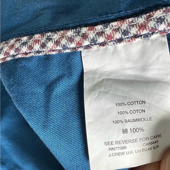 J.Crew Downtown Field Jacket S Ocean Blue - Picture 4 of 7